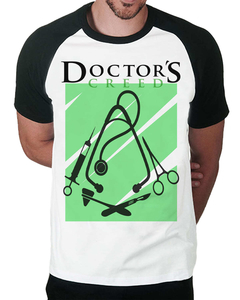 Camiseta Raglan Doctors Creed - Camisetas N1VEL
