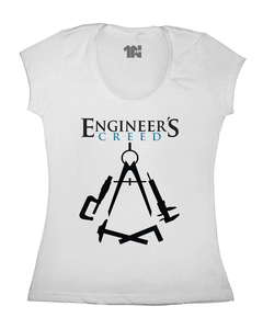 Camiseta Feminina Engineers Creed - Camisetas N1VEL