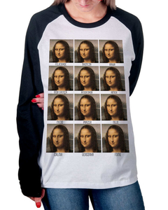 Raglan Manga Longa Sorriso Enigmático na internet