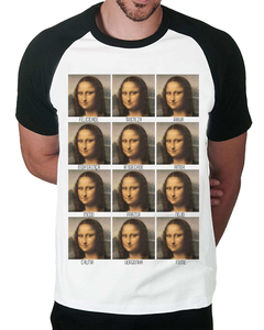 Camiseta Raglan Sorriso Enigmático - comprar online