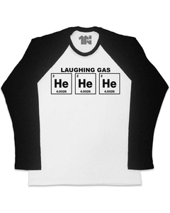 Camiseta Raglan Manga Longa Gás do Riso