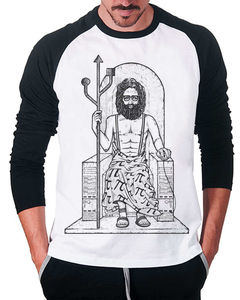 Camiseta Raglan Manga Longa Deus Nerd - comprar online