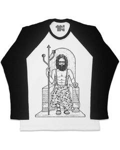 Camiseta Raglan Manga Longa Deus Nerd