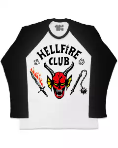 Raglan Manga Longa Clube do Inferno