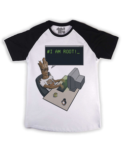Camiseta Raglan I AM ROOT