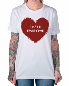 Camiseta Eu Odeio Todo Mundo - comprar online