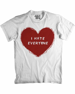 Camiseta Eu Odeio Todo Mundo