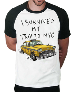 Camiseta Raglan I Survived My Trip To NY - comprar online