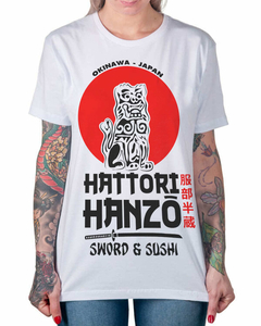 Camiseta Hattori Hanzo Espadas e Sushi - Camisetas N1VEL