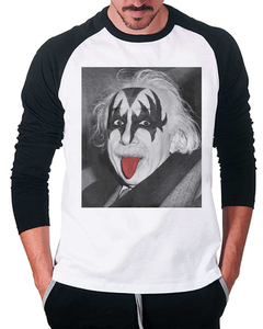 Camiseta Raglan Manga Longa Kiss the Physicist - comprar online
