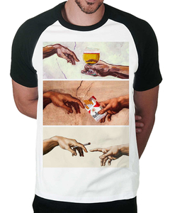 Camiseta Raglan Motivos da Criação - comprar online