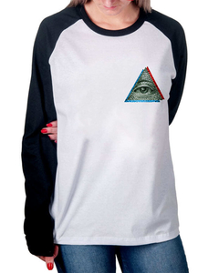 Camiseta Raglan Manga Longa Deus Mercado no Bolso na internet