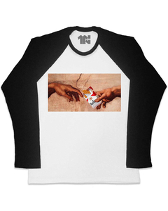 Raglan Manga Longa Picado