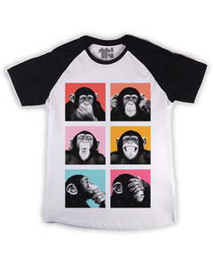 Camiseta Raglan Primatas