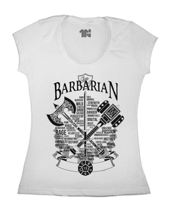 Camiseta Feminina do Bárbaro na internet