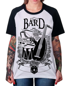 Camiseta Raglan do Bardo - Camisetas N1VEL