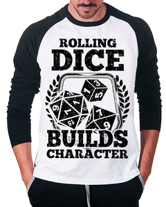 Raglan Manga Longa Construção de Caráter na internet