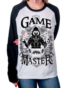 Raglan Manga Longa do Mestre - Camisetas N1VEL