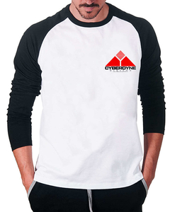 Camiseta Raglan Manga Longa Cyberdyne de Bolso - comprar online