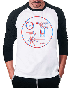 Camiseta Raglan Manga Longa Voyager Golden Record - comprar online