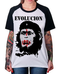 Camiseta Raglan Viva La Evolucion na internet