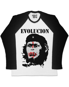 Camiseta Raglan Manga Longa Viva La Evolucion - comprar online