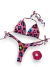 Biquini Fita UV Protect - Animal Print - IZAFIRE BEACHWEAR