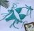 Biquini Meg Cortininha - Azul Noronha - IZAFIRE BEACHWEAR