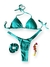 Biquini Fita Micro Fio Menor Lateral - IZAFIRE BEACHWEAR
