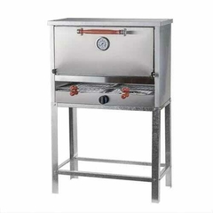 HORNO PIZZERO DE 6 MOLDES CINCALUM CON CARLITERA TOSTADOR.