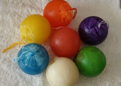 Esfera com bucha (unitário) - Sabonetes criativos para presentear e lembrancinhas - Shiboneteria