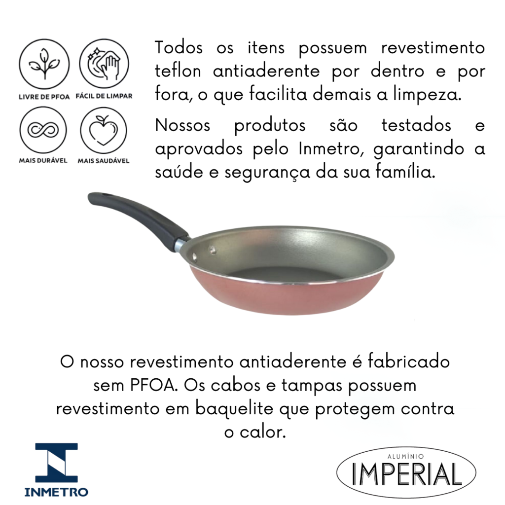 Jogo Panelas 13 Pc Teflon Antiaderente C/ Panela de Pressão