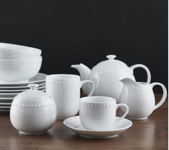 TAZA DE TE CON PLATO - LINEA PERLE