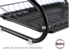 Secaplatos Escurridor Hudson Acero 2 Pisos Con Bandeja - tienda online