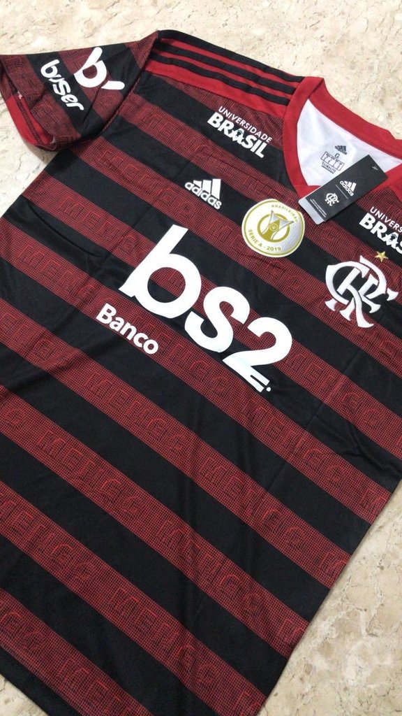 camisa flamengo 2019 com patch