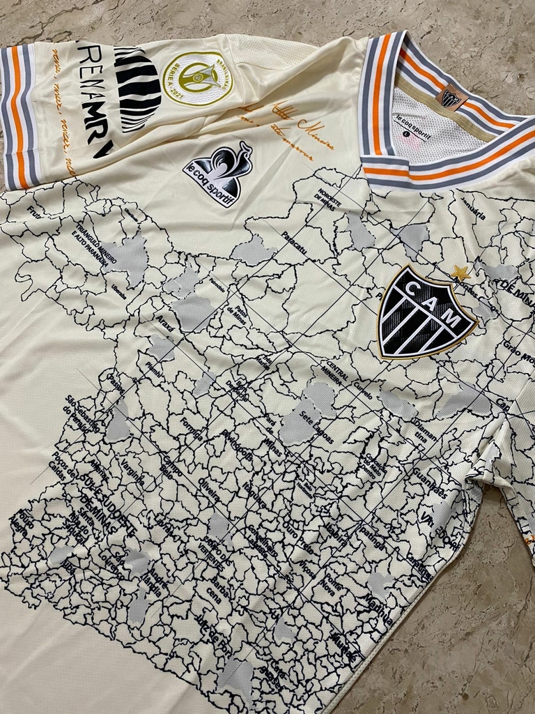 Maillot Atlético Mineiro 2021/22 Authentique Le Coq Sportif - Ronaldinho - Taille XL