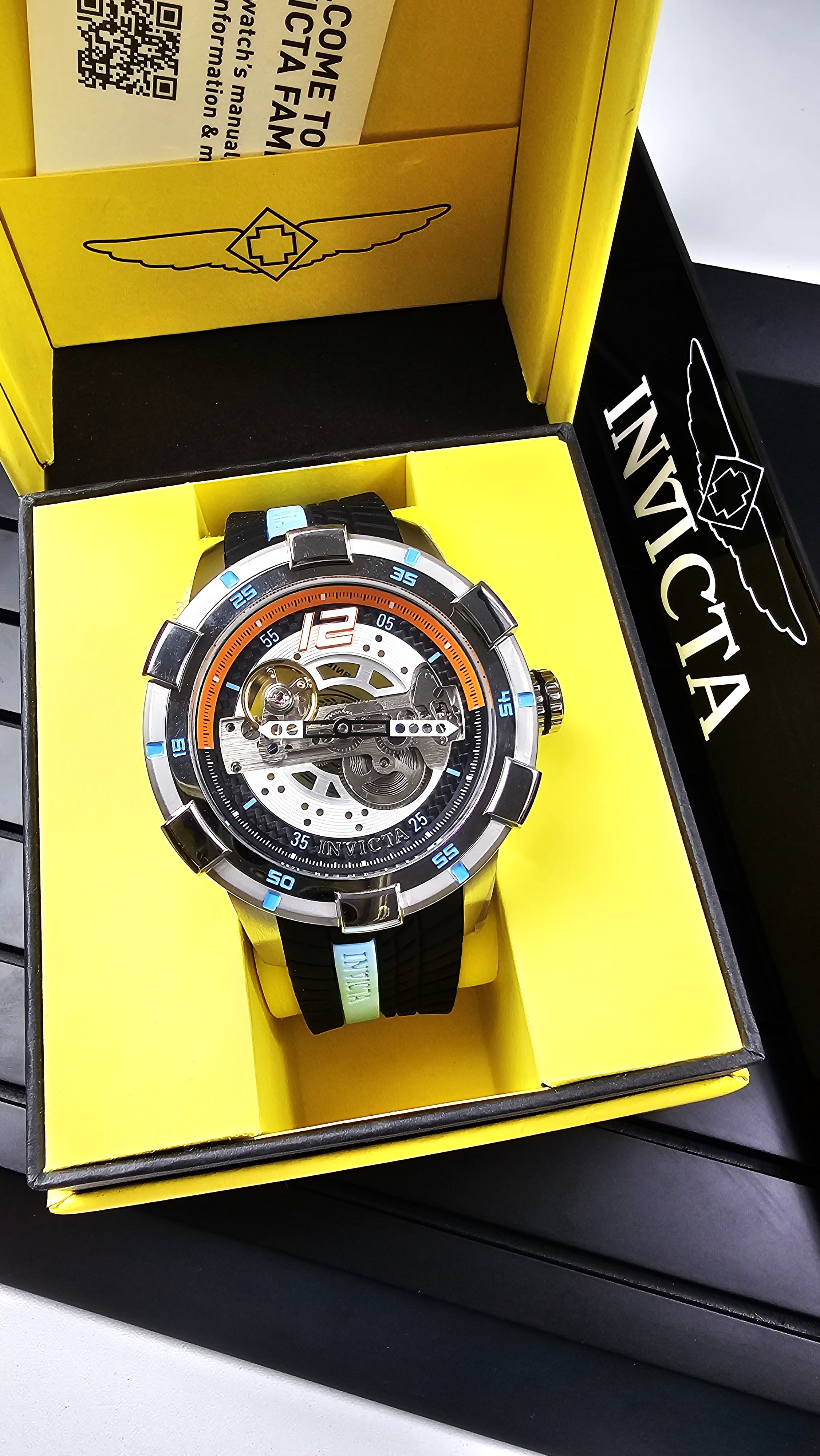 reloj invicta rally s1 26618 equipo de carreras
