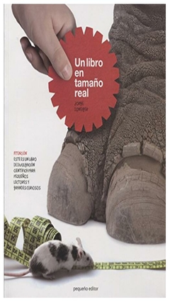 un libro en tamaño real - jorge doneiger