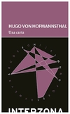 una carta - hugo von hofmannsthal