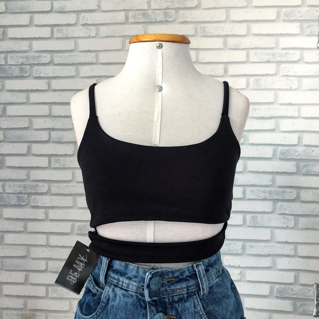 cropped faixa com alça