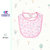 BABERO INTERLOCK ESTAMPADO CON BROCHE " PILIM" ART 194 OFERTA