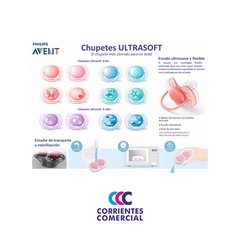 AVENT CHUPETE Ultrasoft 2 unidades. - CORRIENTES COMERCIAL