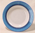 Plato postre de melamina Rayada Azul (100088) - comprar online