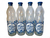 Botella de Vidrio Decorada para Agua 1L. (P8684)