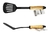 Espátula calada 32 cm. Nylon con Madera (BK5-5)