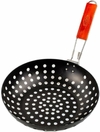 Panela Wok Para Grelhar Na Churrasqueira Com Cabo Prana