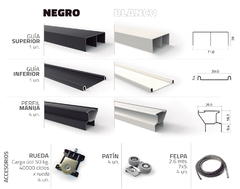 Kit Frente Integral Placard Aluminio Smart Grupo Euro en internet
