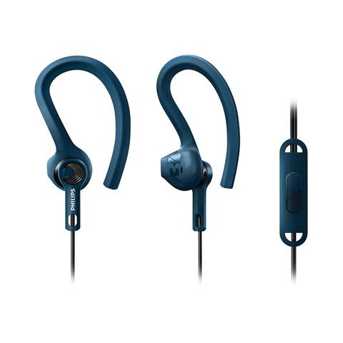 Auriculares Con Micrófono Philips ActionFit SHQ1405 Azules