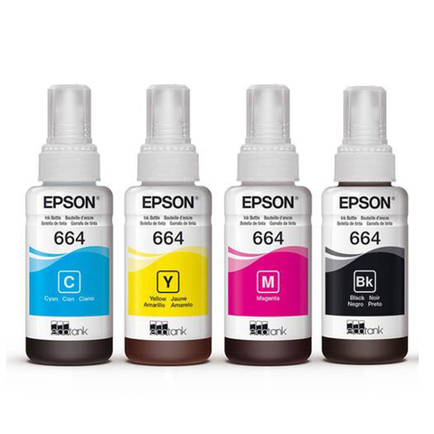 Kit Botellas de Tinta Epson 664