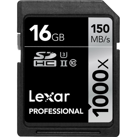 Memoria Lexar Professional 16gb 1000x 150mb/s Sdhc 4k
